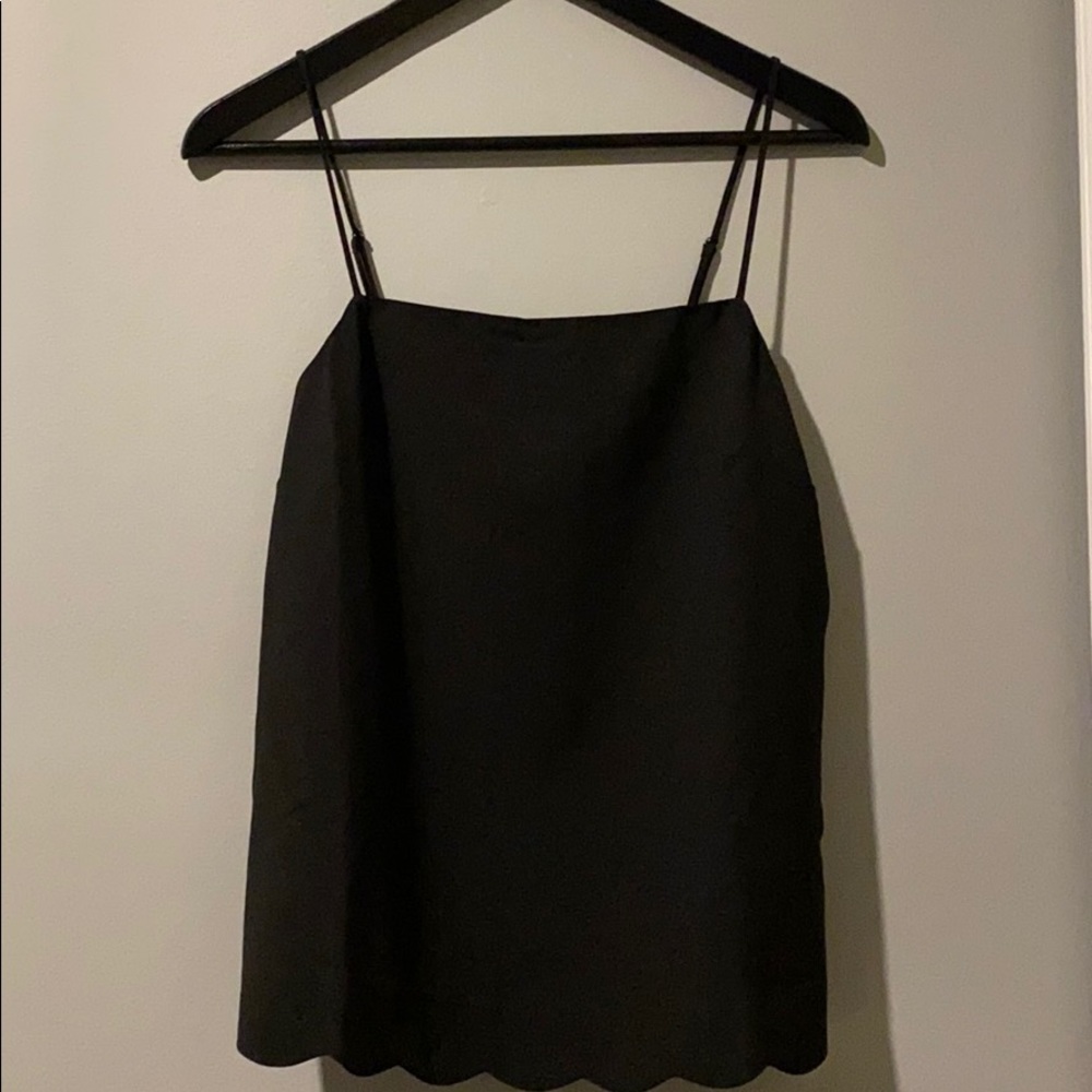 NEW Scalloped J.Crew tank